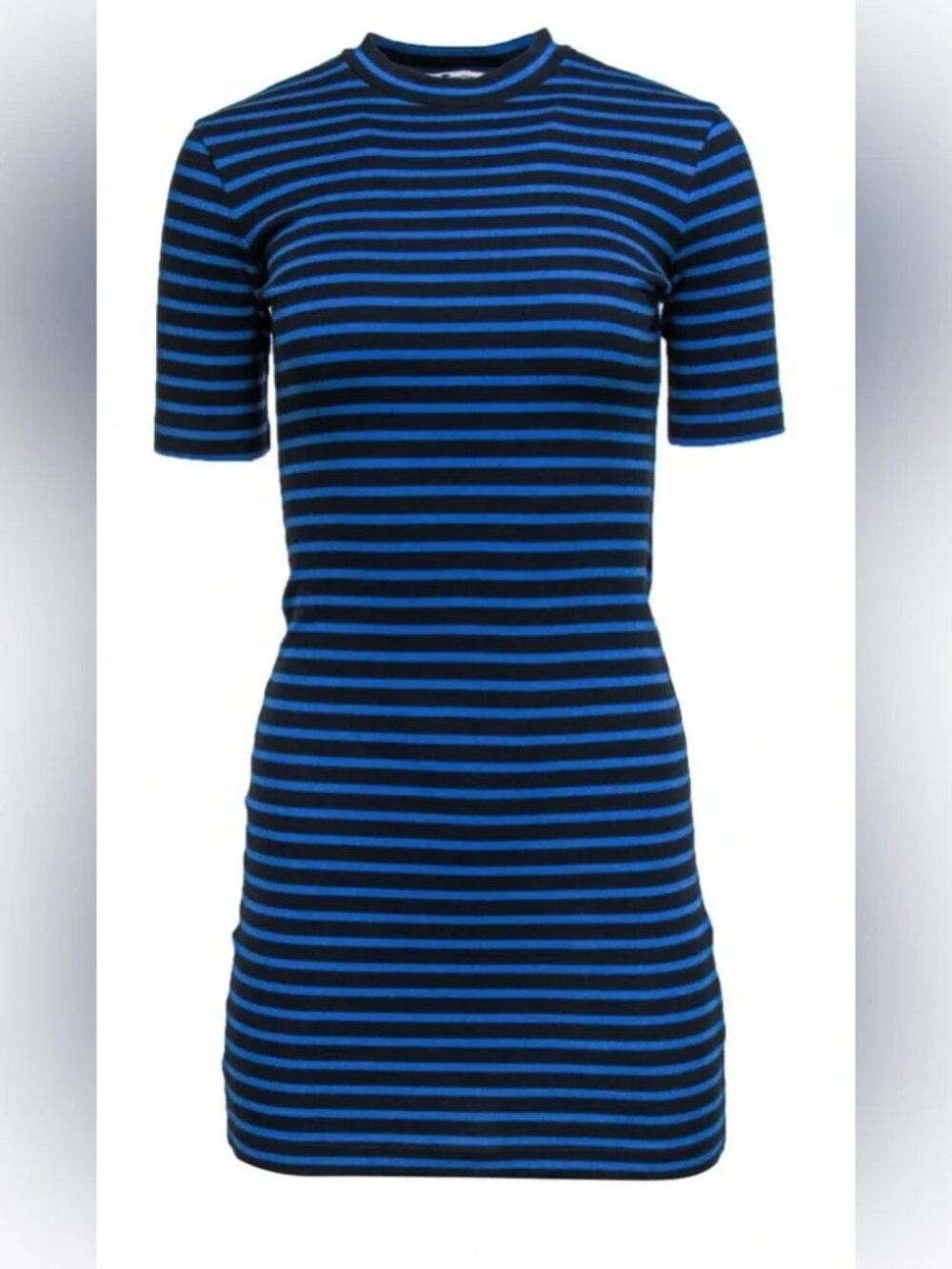T by Alexander Wang Y2K T-Shirt Dress Stripes Extra Small